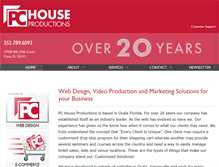 Tablet Screenshot of pchouseproductions.com